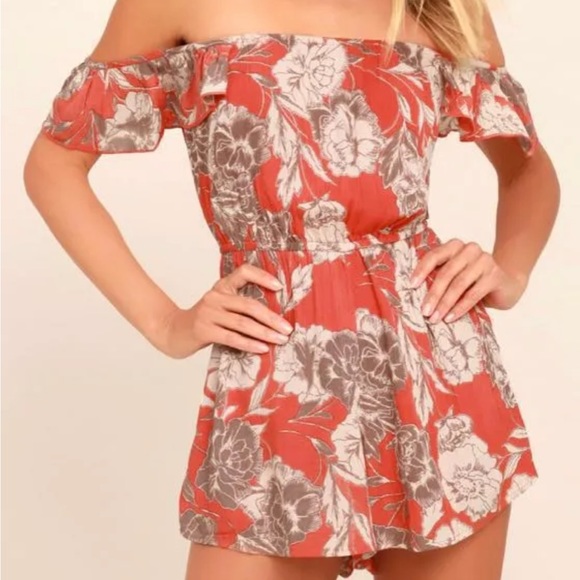Amuse society floral romper - Picture 1 of 4